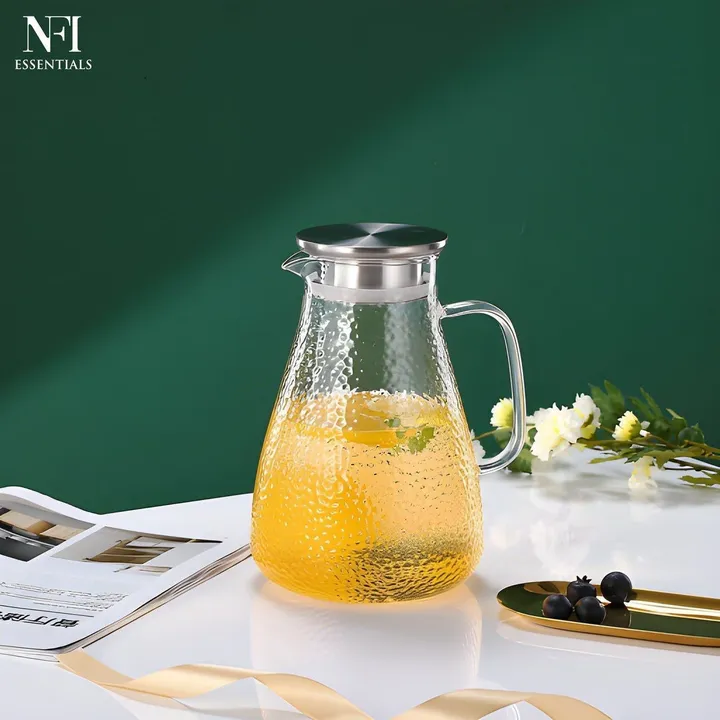 Juice and Water Glass Pitcher Jug – photo 5