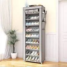 9-Tier Fabric Shoe Rack – photo 5