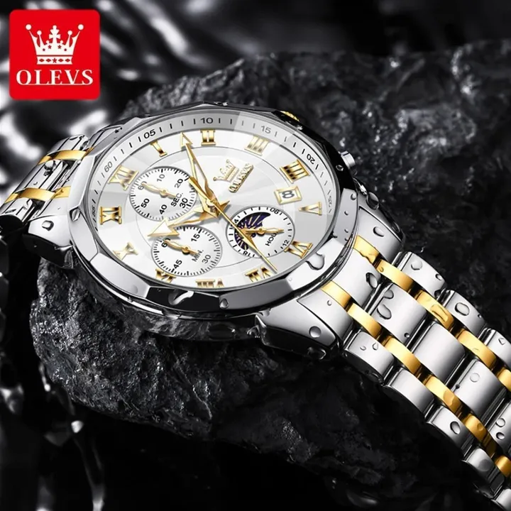 OLEVS 3675 Classic Chronograph Watch – photo 4