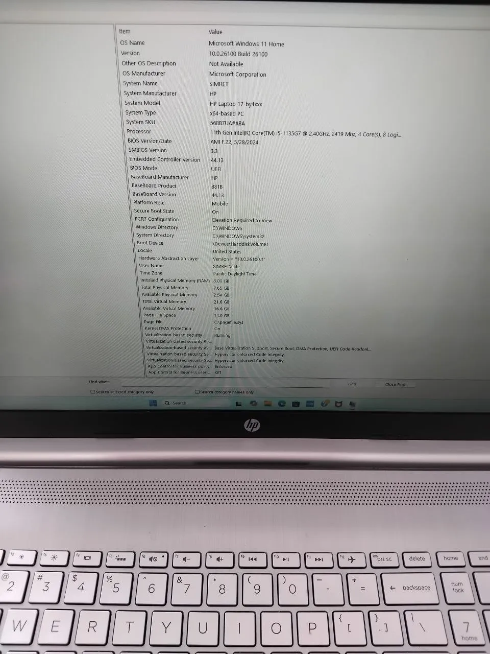 HP 17-by4xxx i5 11th Gen Laptop – photo 4