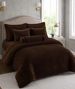 7 Pcs Comforter Set Bedding