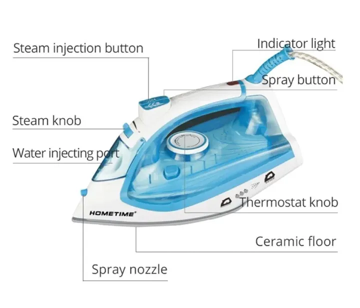 Hometime Steam Iron 2200W – photo 8