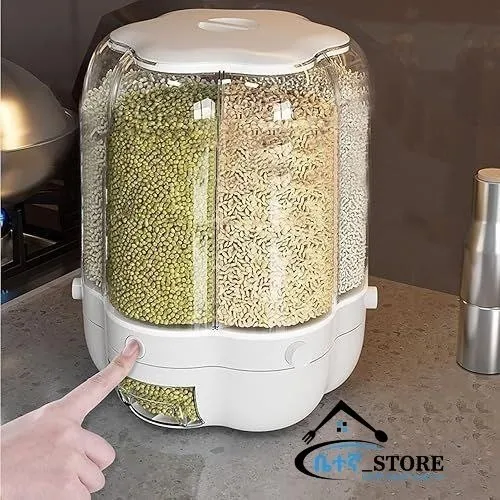 360° Rotating Rice Barrel – photo 3