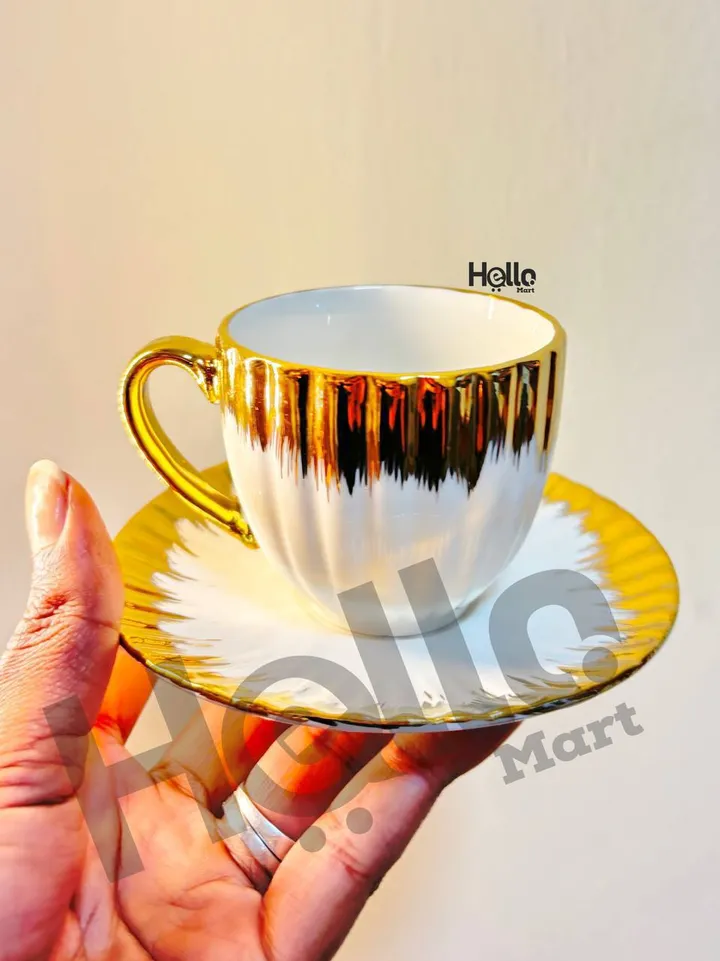 6-Piece Gold Coffee Cup Set – photo 4