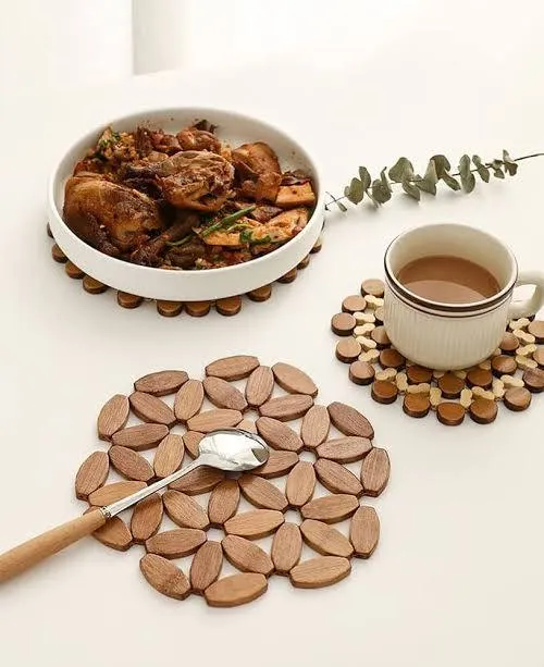 Eco-Friendly Bamboo Trivet Mat – photo 4