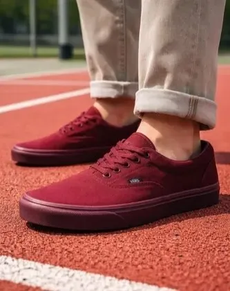Vans Authentic Dark Red Unisex Shoes – photo 3