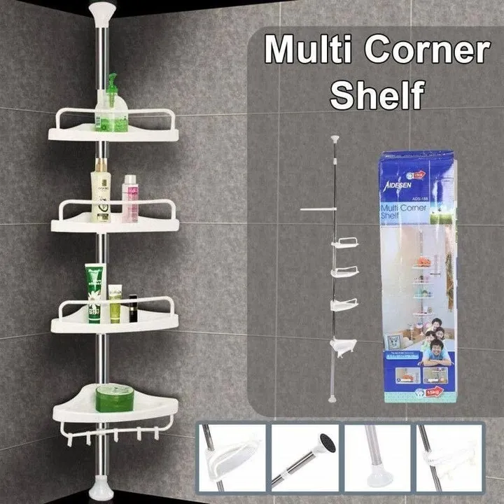 Adjustable Bathroom Corner Shelf – photo 6