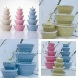 5-Piece Plastic Mixing Bowl Set – photo 3