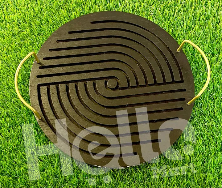 Decor Service Tray with Handles – photo 3