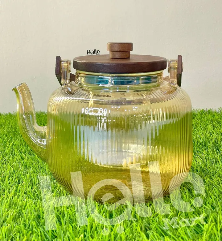 Heat-Resistant Glass Teapot with Filter – photo 3