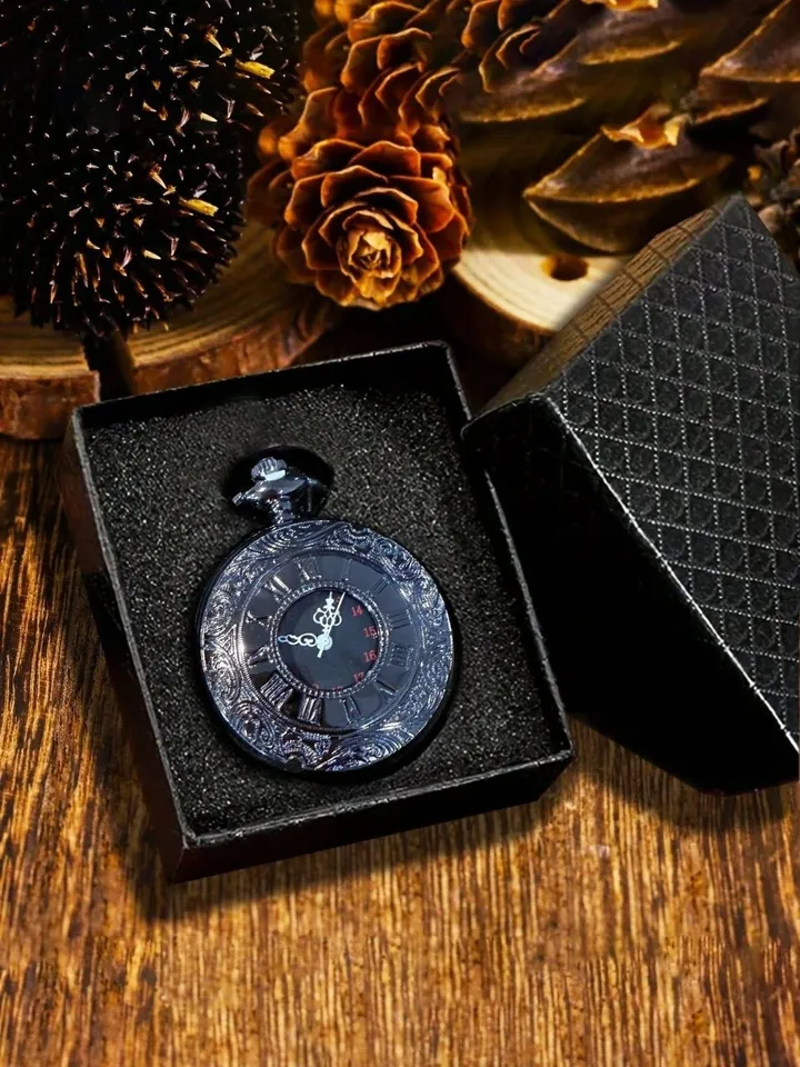 Vintage Classic Large Gear Pocket Watch – photo 5