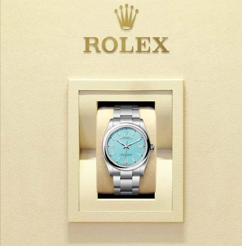 Rolex Oyster Perpetual Turquoise Blue – photo 3