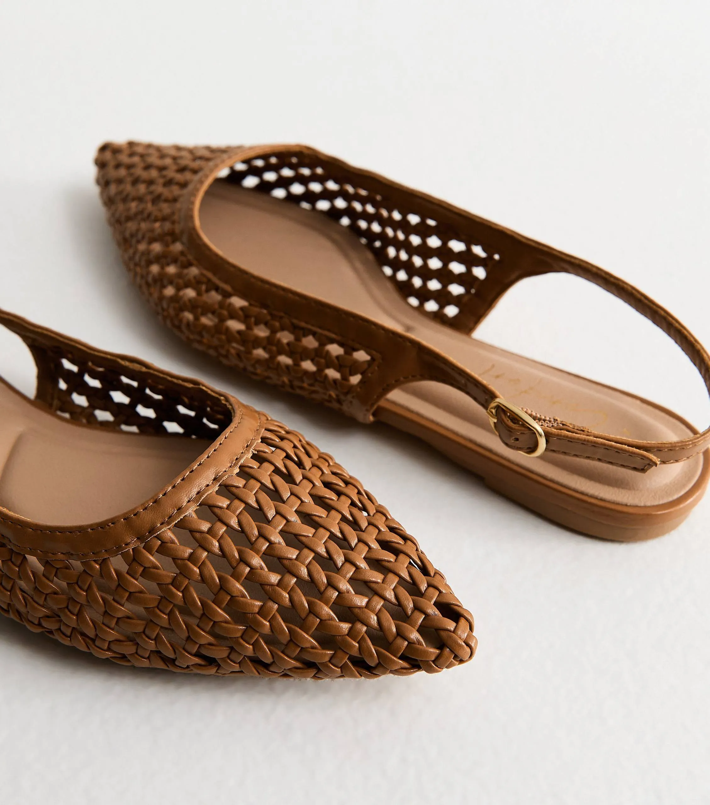 New Look woven pointed slingback pump – photo 3