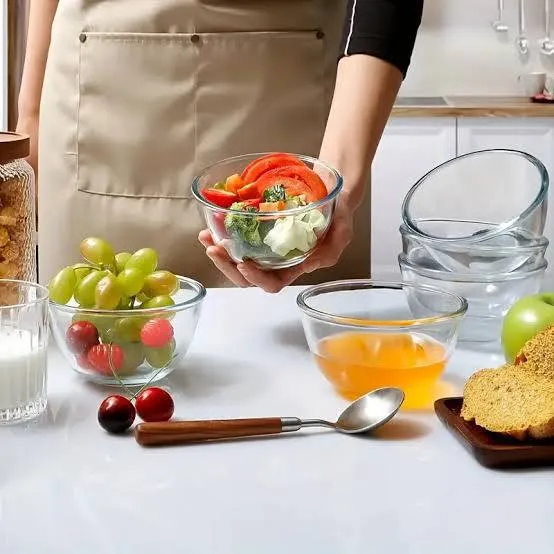 Luminarc Cocoon Glass Salad Bowl Set – photo 4