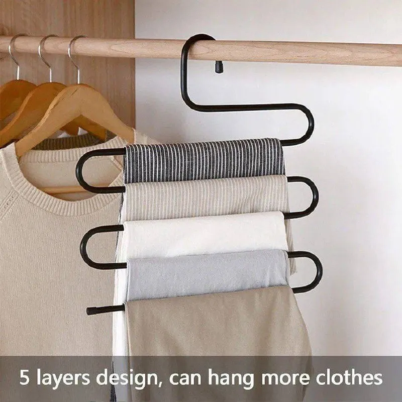 5-in-1 Stainless Steel Trouser Hanger – photo 4