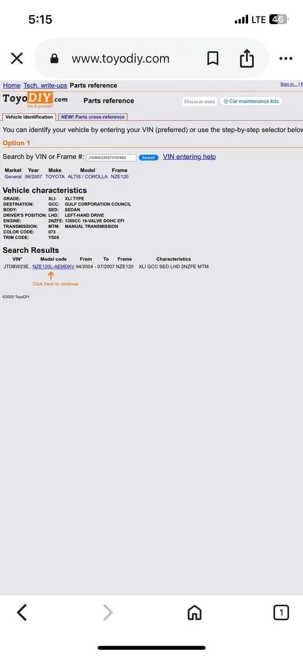 Toyota Corolla Executive 2007 Manual – photo 3
