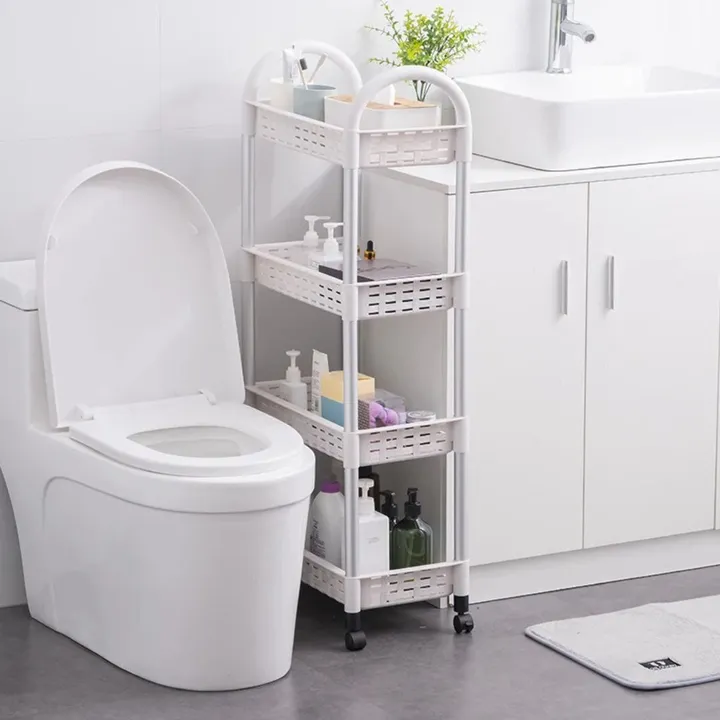 Plastic Rolling Cart Storage Shelf – photo 5