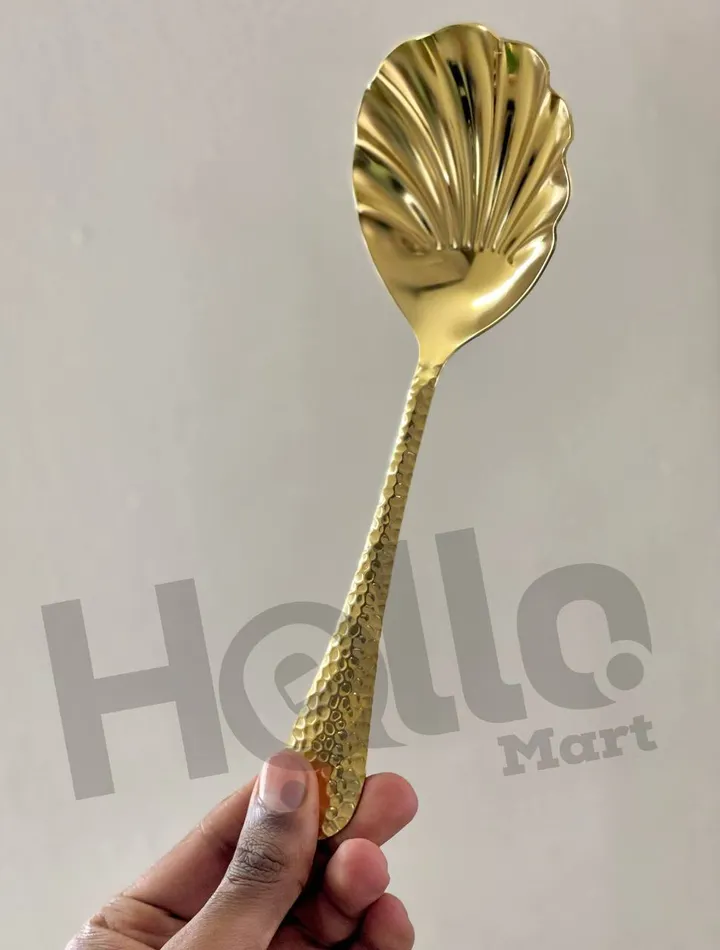 Golden Shell Serving Spoon – photo 3