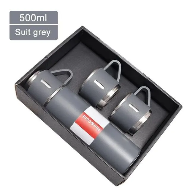 Stainless Steel Vacuum Flask Set 500ml – photo 4