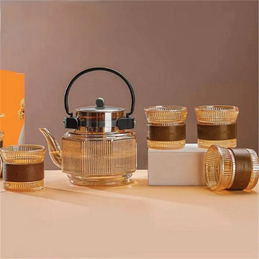 Seven Piece Glass Tea Pot Set – photo 3