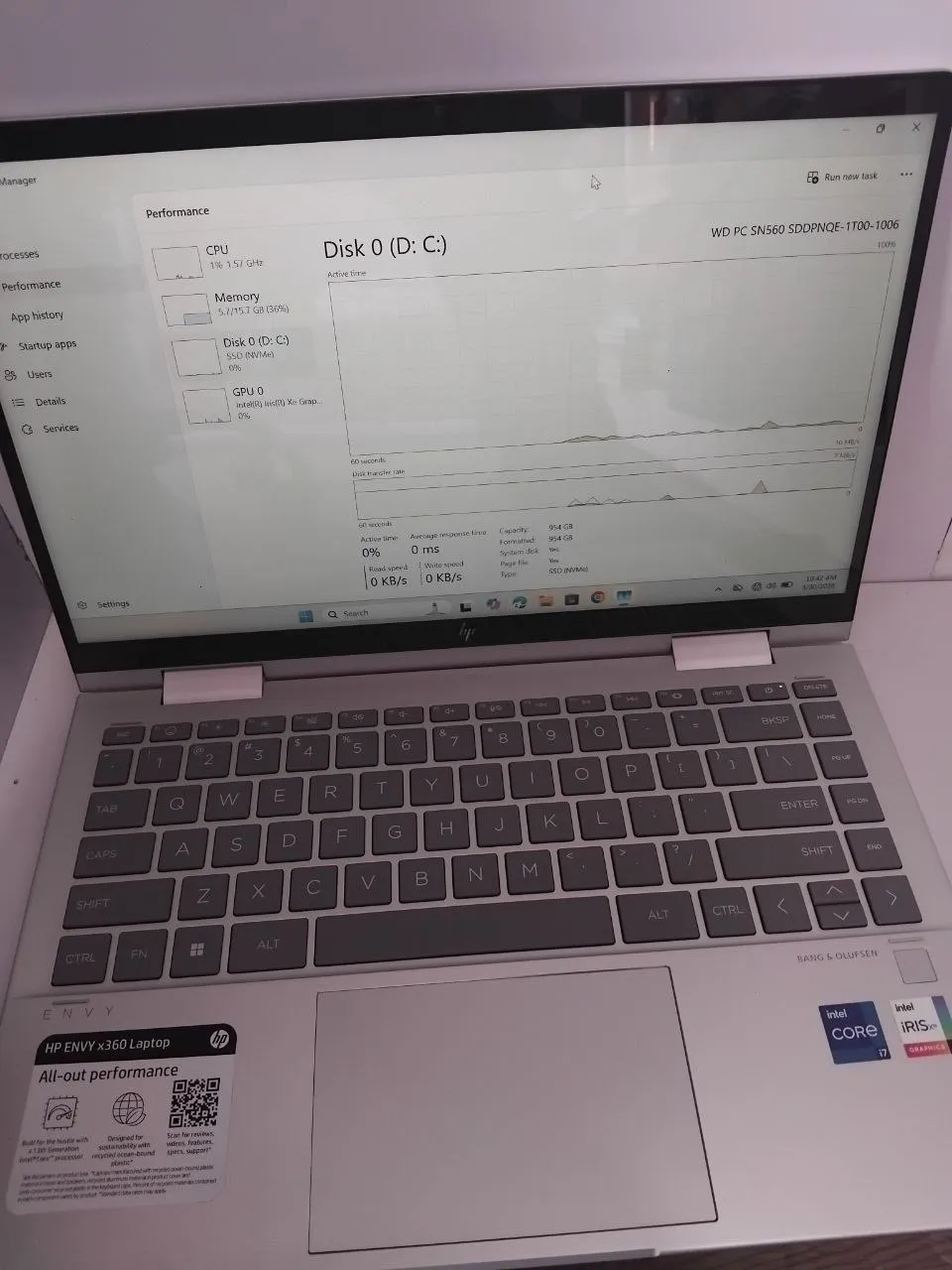 HP Envy x360 13th Gen i7 – photo 4