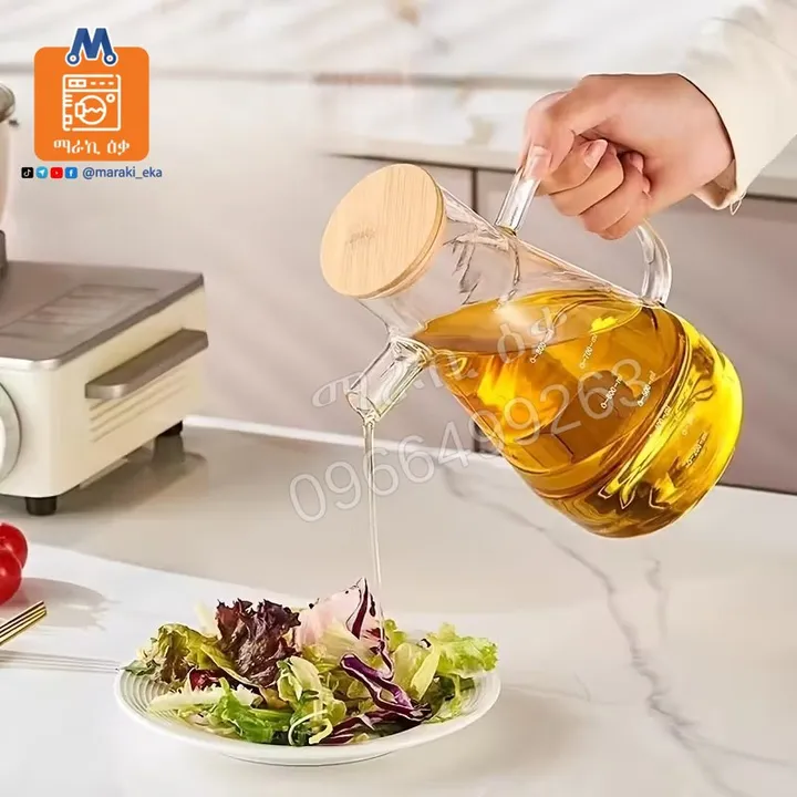 Glass Oil Dispenser Bottle 1L – photo 3