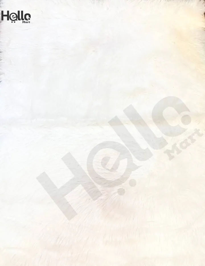 White Fur Rug Mat – photo 3