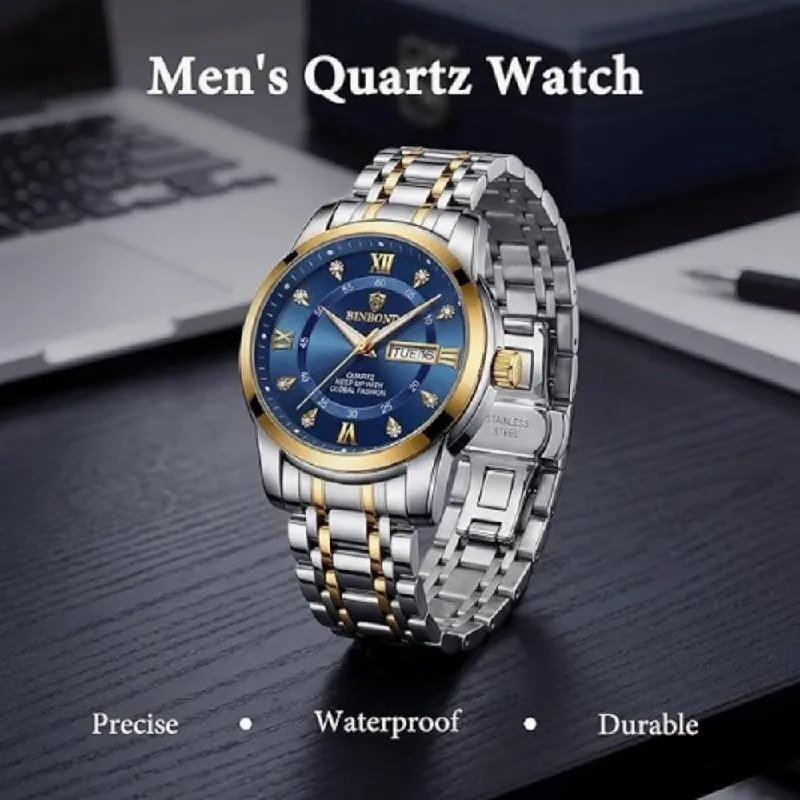 Binbond Quartz Stainless Steel Watch – photo 5