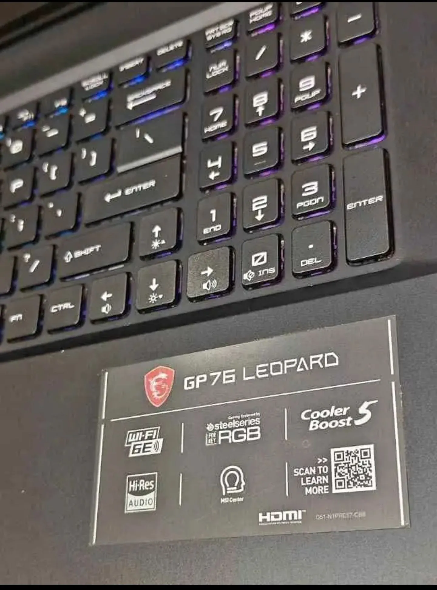 MSI GP76 Leopard Gaming Laptop – photo 3