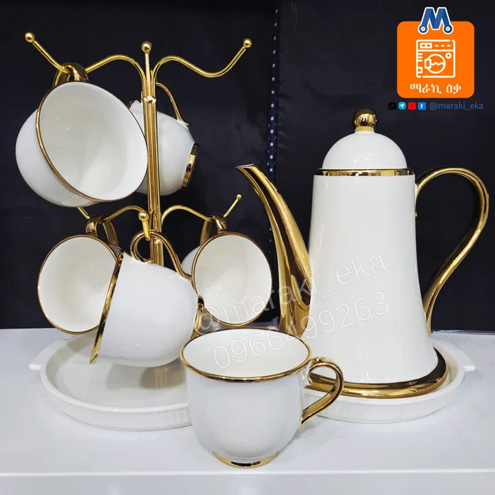 8 Set Ceramic Milk and Tea Serving Set – photo 3