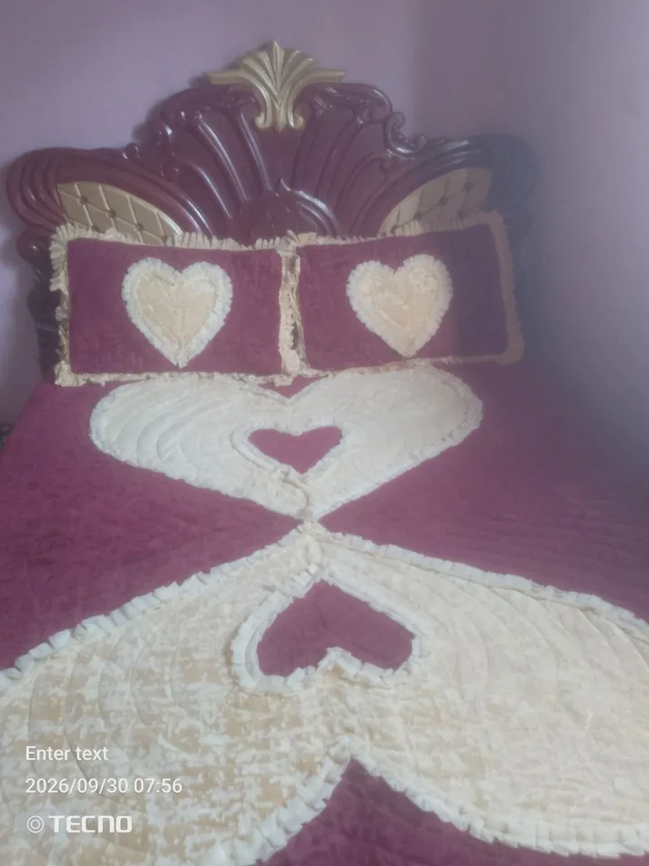 Bed with Mattress and Nightstands – photo 3