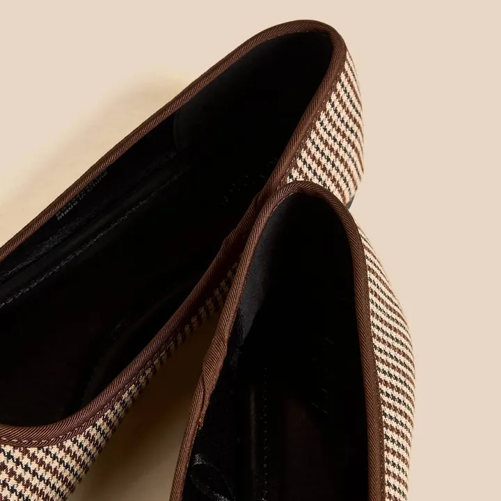 MAX Textured Bow Ballerina Shoe – photo 3