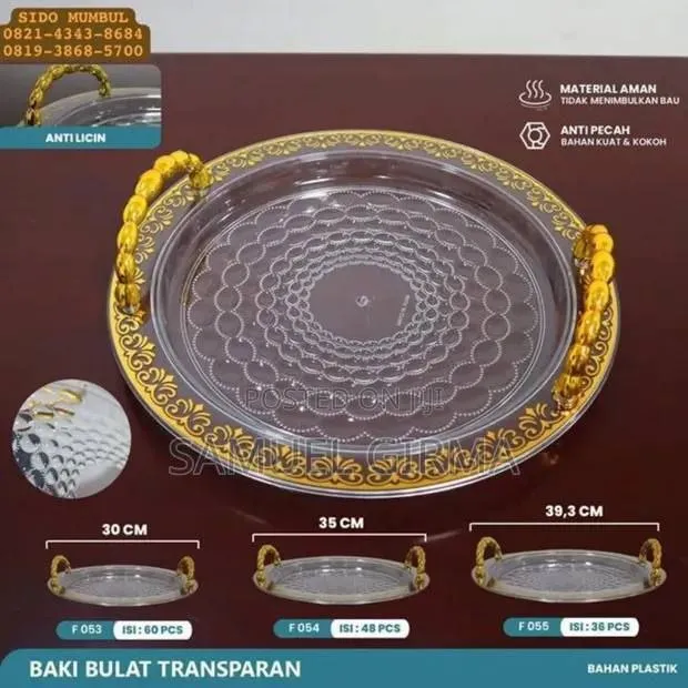 3 Pcs Acrylic Serving Tray – photo 5