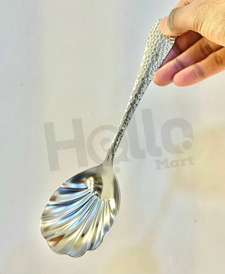 Shell Design Food Serving Spoon – photo 3