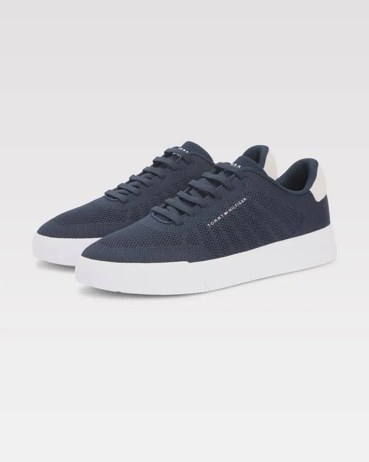 Tommy Hilfiger Leather Textile Sneakers – photo 5