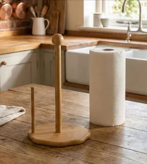 Bamboo Kitchen Tissue Stand