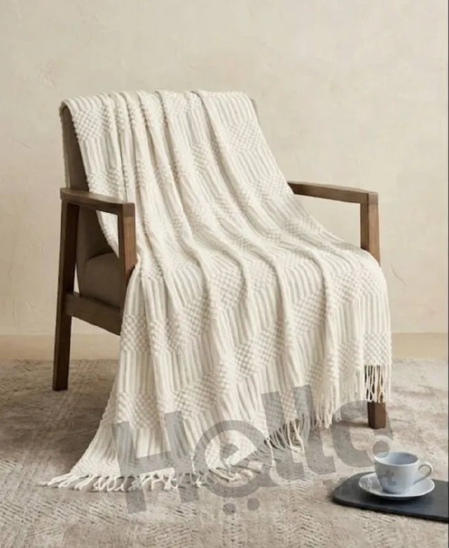 Soft Knitted Sofa Throw Blanket 127x172cm – photo 3