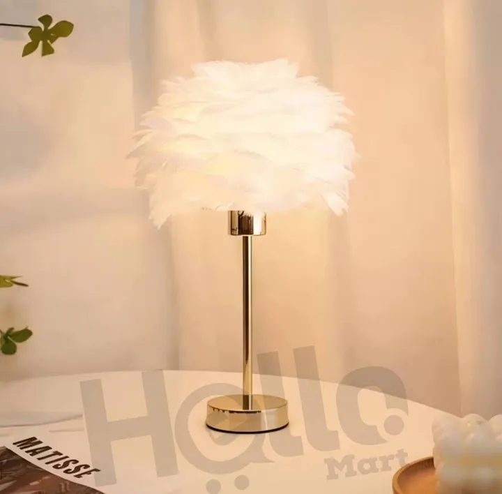 Feather Side Table Lamp – photo 4