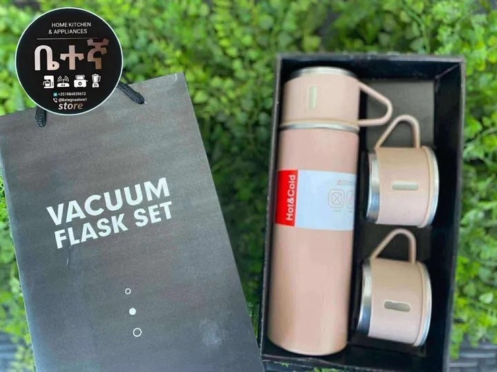 Stainless Steel Vacuum Flask Set – photo 3