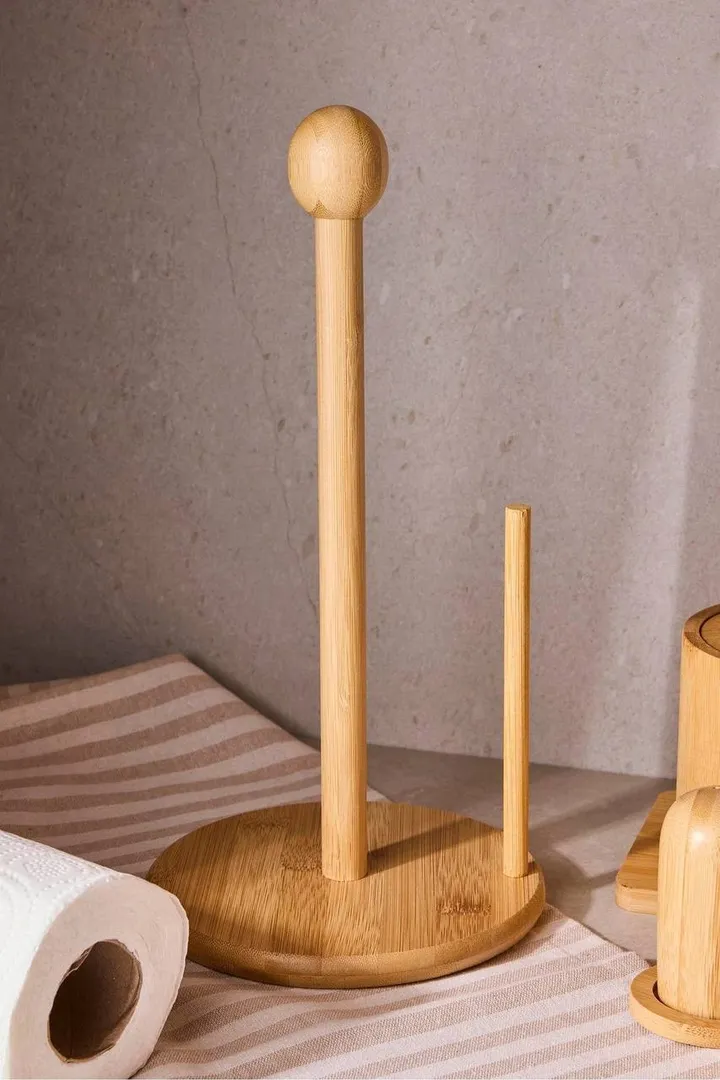Bamboo Kitchen Paper Towel Holder – photo 4
