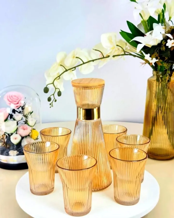 8-Piece Glass Drinking Set – photo 3