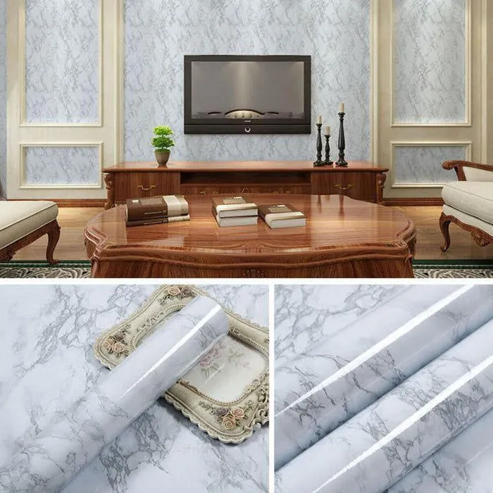 Marble Pattern Self Adhesive Wall Sticker – photo 5