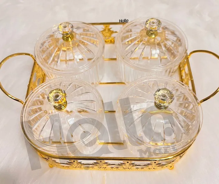 4-Compartment Cookie Sweets Serving Set – photo 3