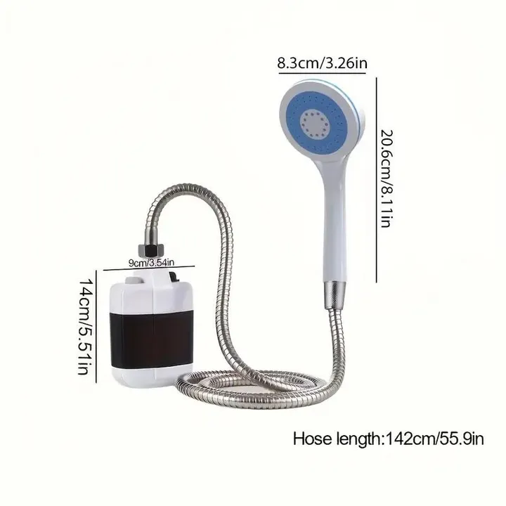 Portable Rechargeable Shower Pump – photo 3