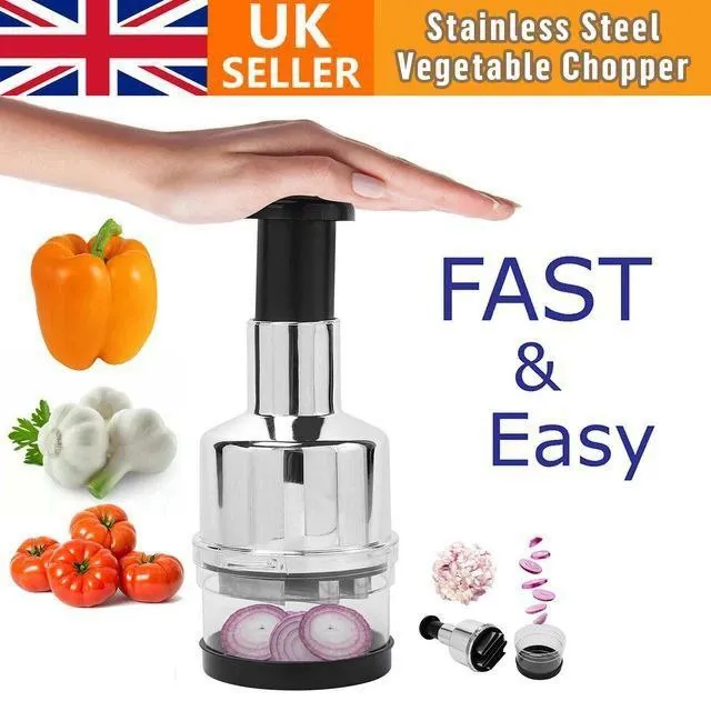 Manual Press-Down Garlic Vegetable Chopper – photo 5