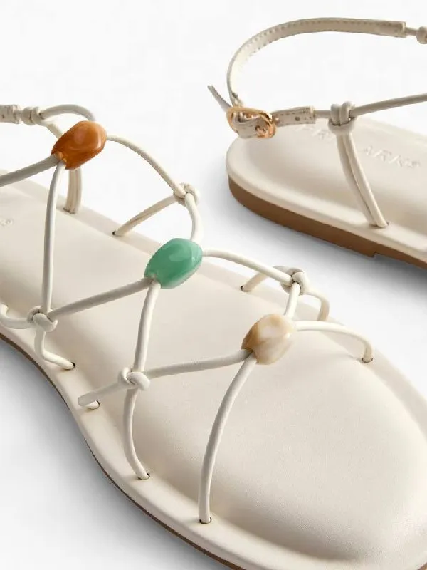 Primark Strappy Beaded Sandals – photo 3
