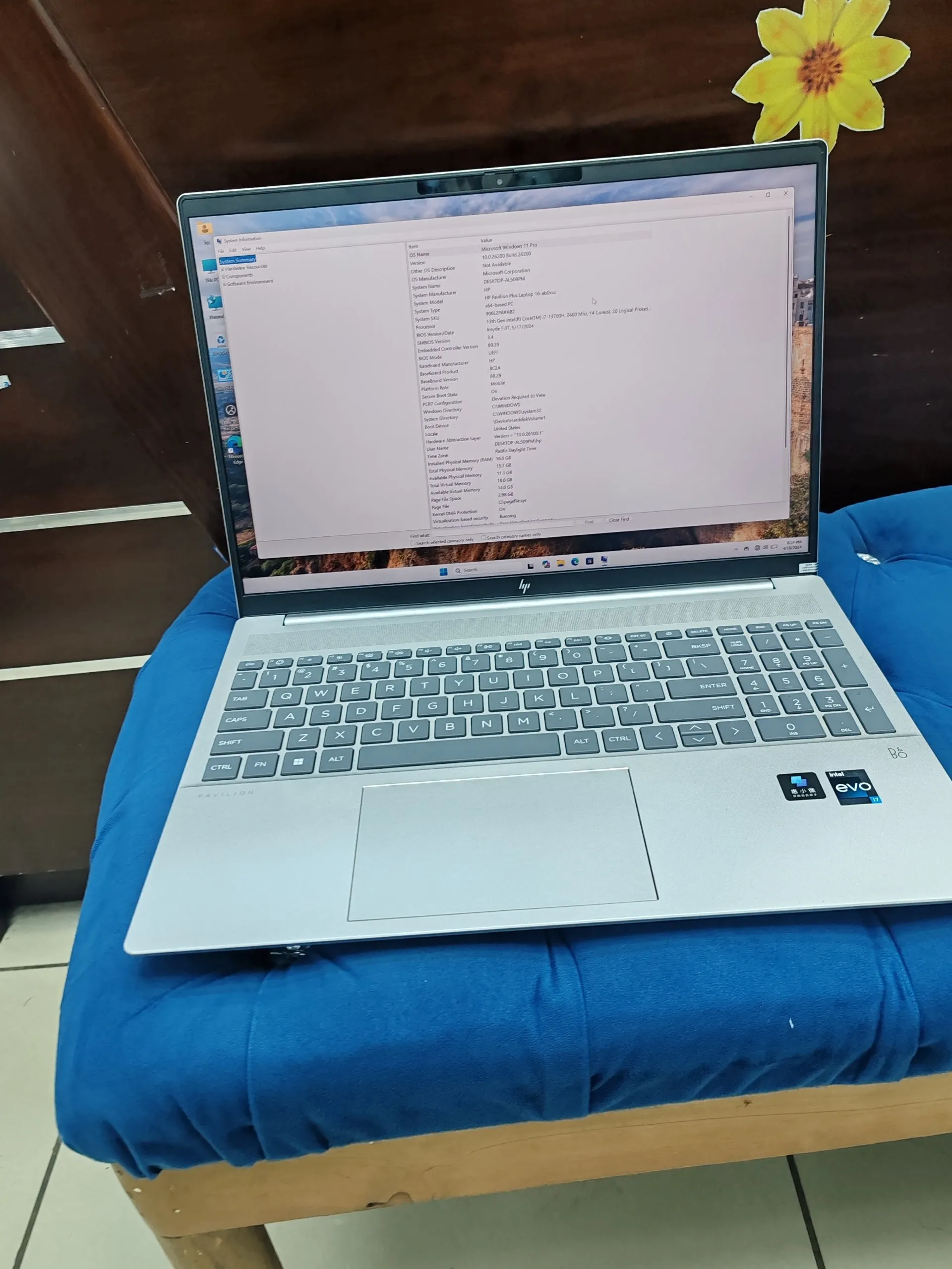 HP Pavilion 16 Plus i7 13th Gen – photo 4