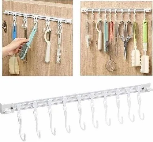 Sliding Kitchen Hook Rail Organizer – photo 5