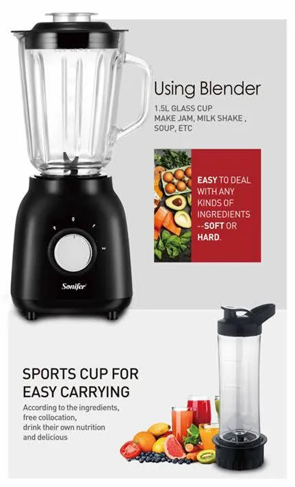 Sonifer 2-in-1 Blender SF-8113 – photo 5