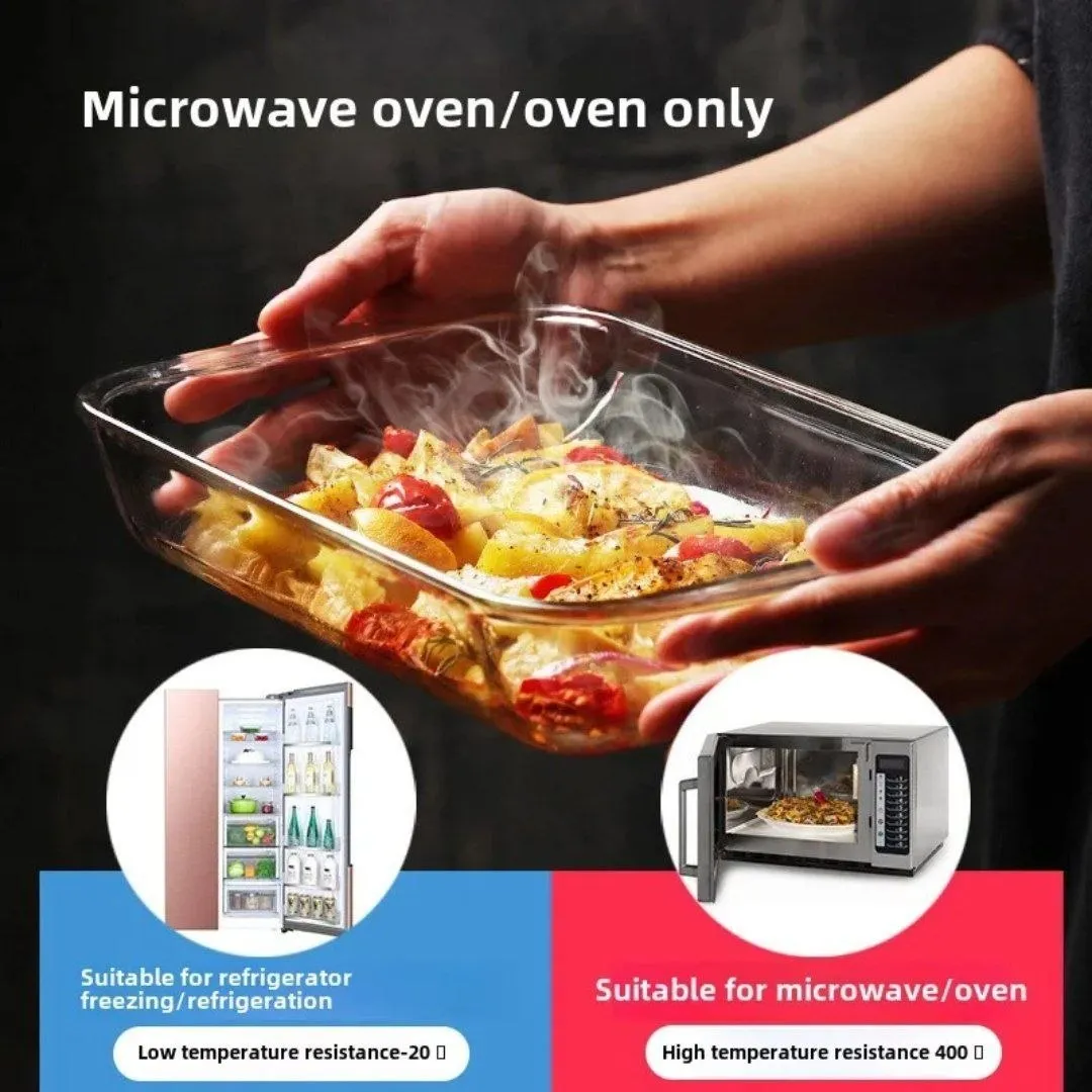 3-Piece Tempered Glass Bakeware Set – photo 3